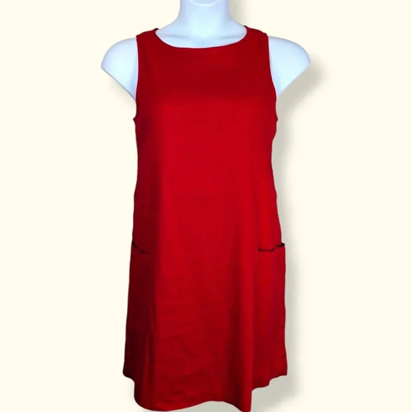 H by Halston Linen Sleeveless Dress - Picture 2 of 6